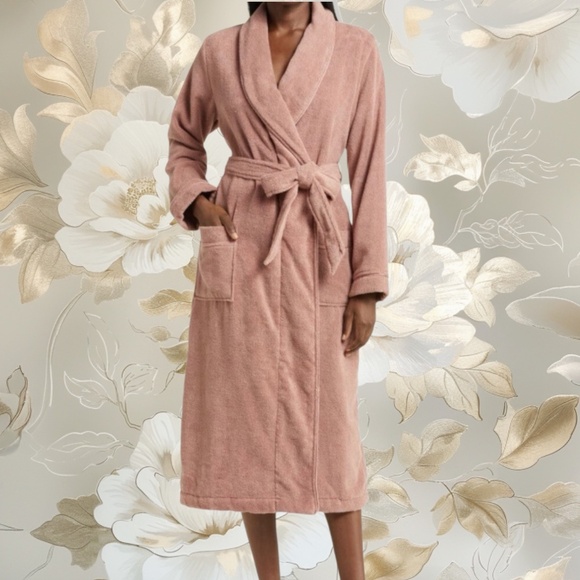 NEW Nordstrom Hydro Cotton Terry Robe - Picture 1 of 15